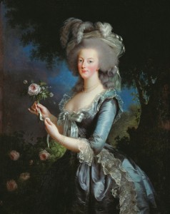 Vigèe Le Brun porträtt av Marie Antoinette